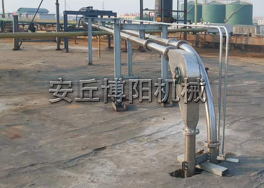 氯化鈣管鏈式輸送機 管鏈粉體輸送機如何布置？